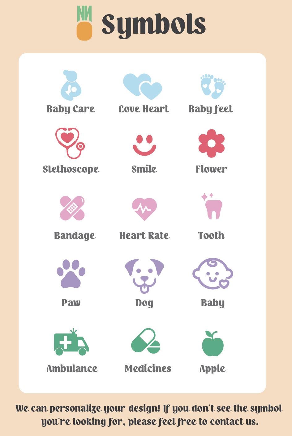 Personalised Name Badge (pin, magnetic and reel backing)