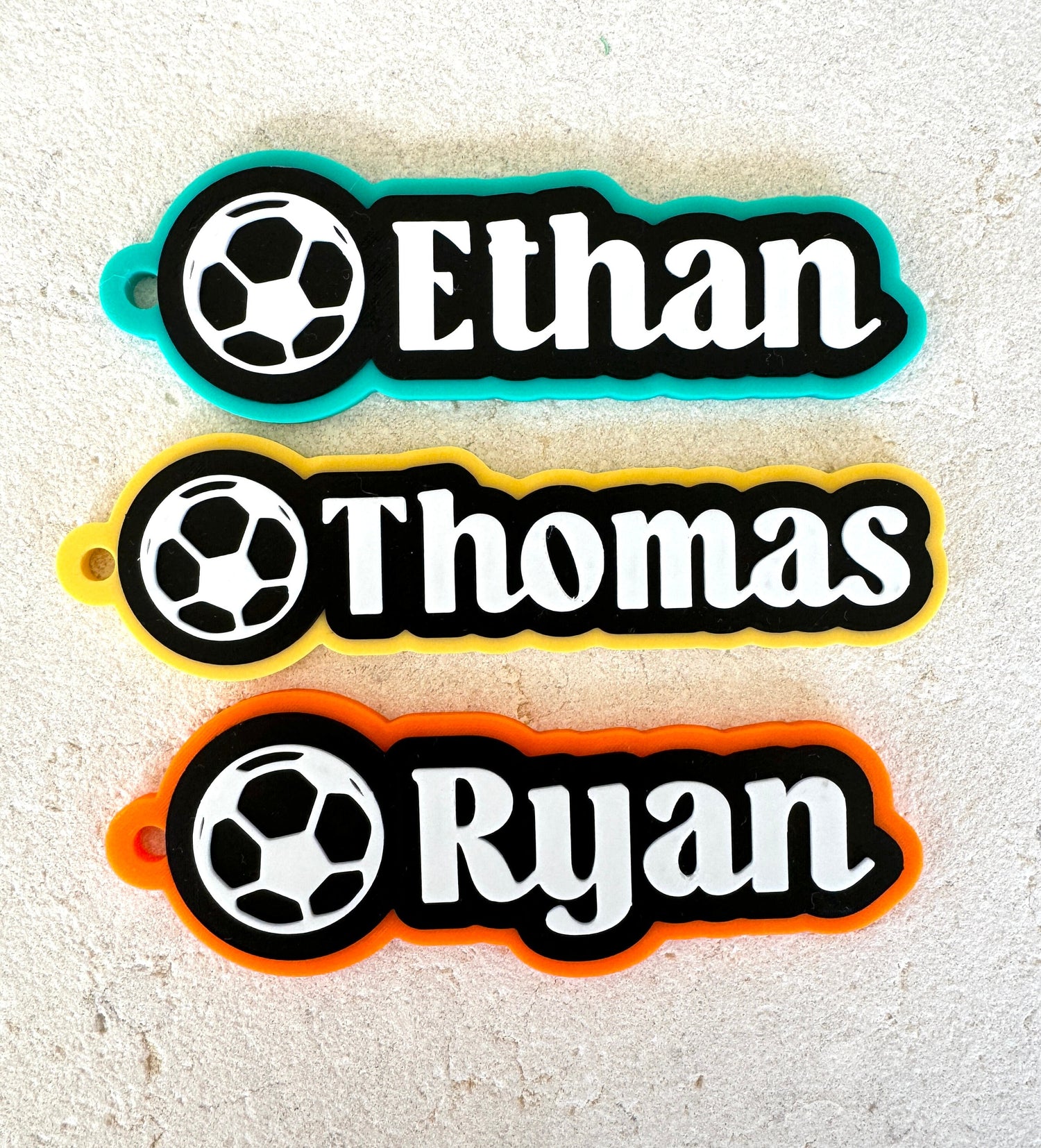 Personalised Name Bag Keyring