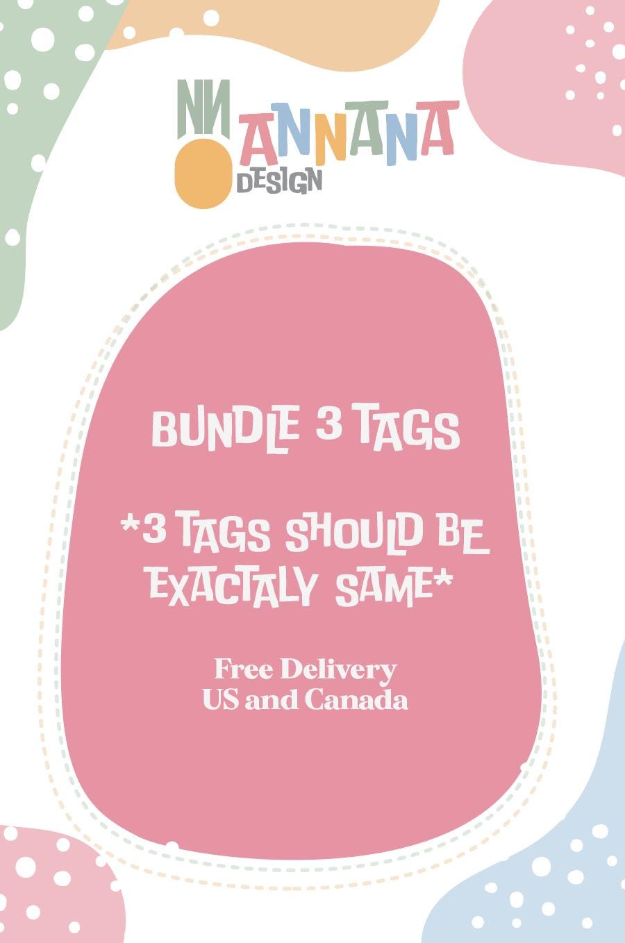 Personalized Name Bag Tag Bundle | Custom Bag tag for kids | Personalized Bag Tag | Kids School Bag tag Daycare bag tag | School bag tag