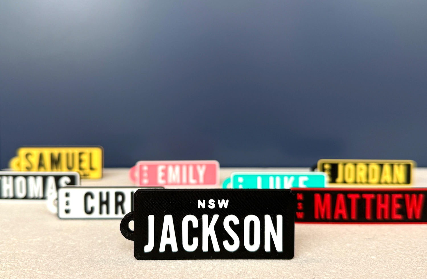 Personalized Car Plate Keychain