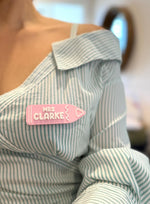 Personalised Teacher Name Badge – Pencil Design, Magnetic or Pin – photo 4