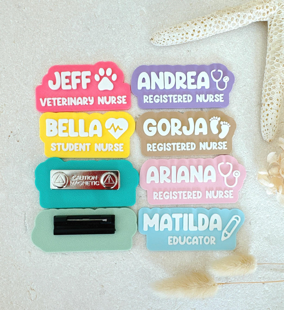 Personalised Nurse Name Badge – Registered Nurse & Midwife Gift – photo 4