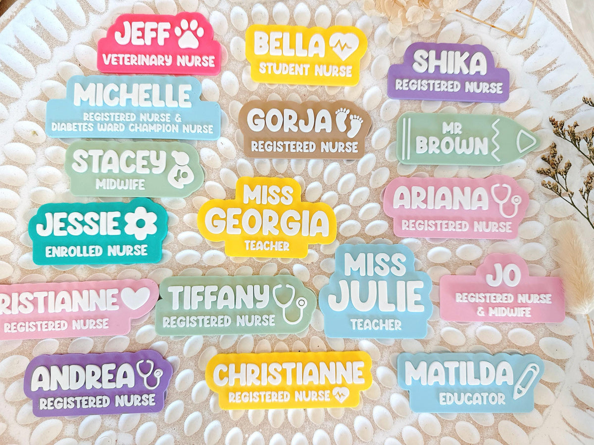 Personalised Nurse Name Badge – Registered Nurse & Midwife Gift – photo 5