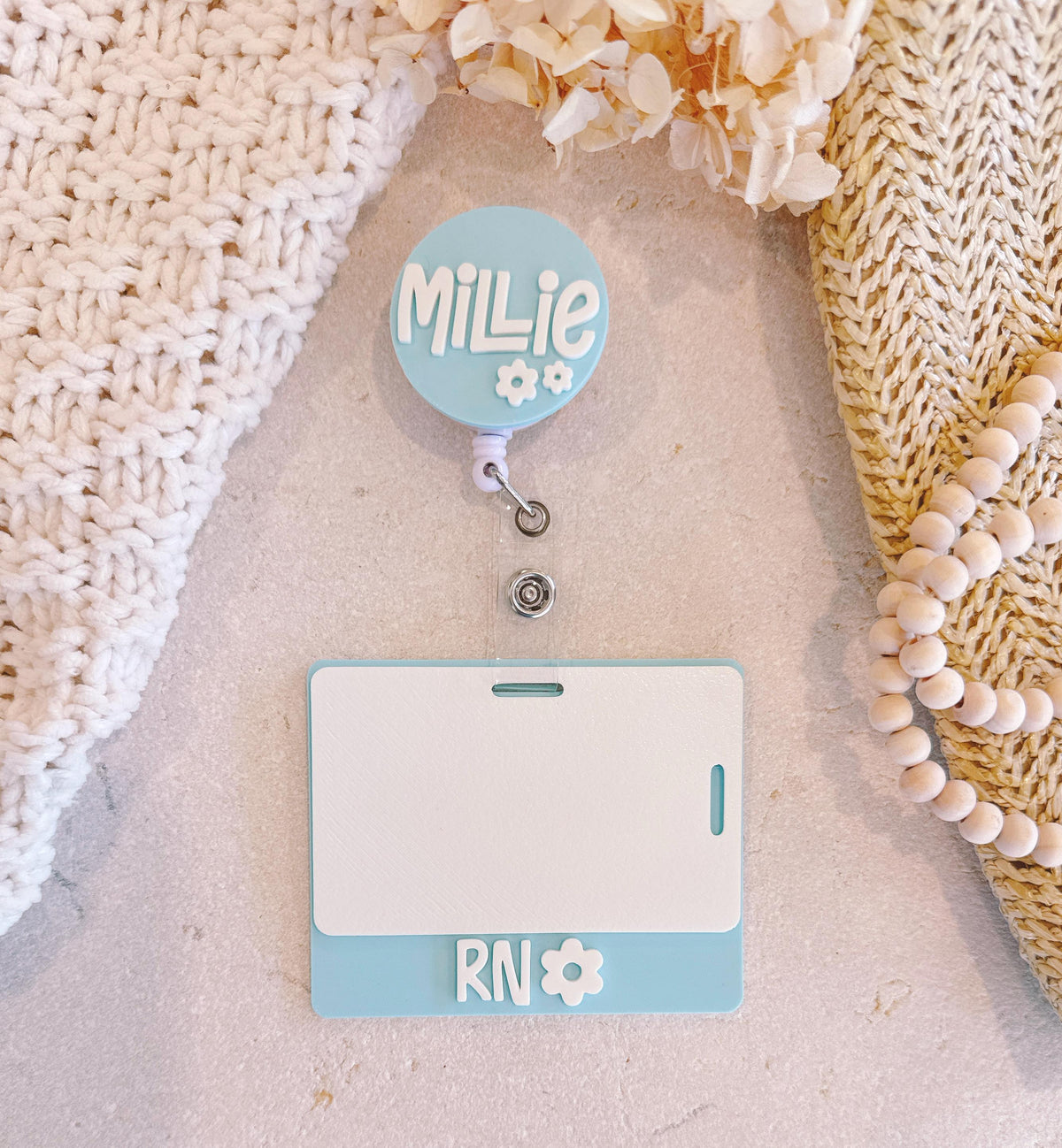 Personalised Badge Reel & Badge Buddy Set – Nurse ID Holder – photo 4