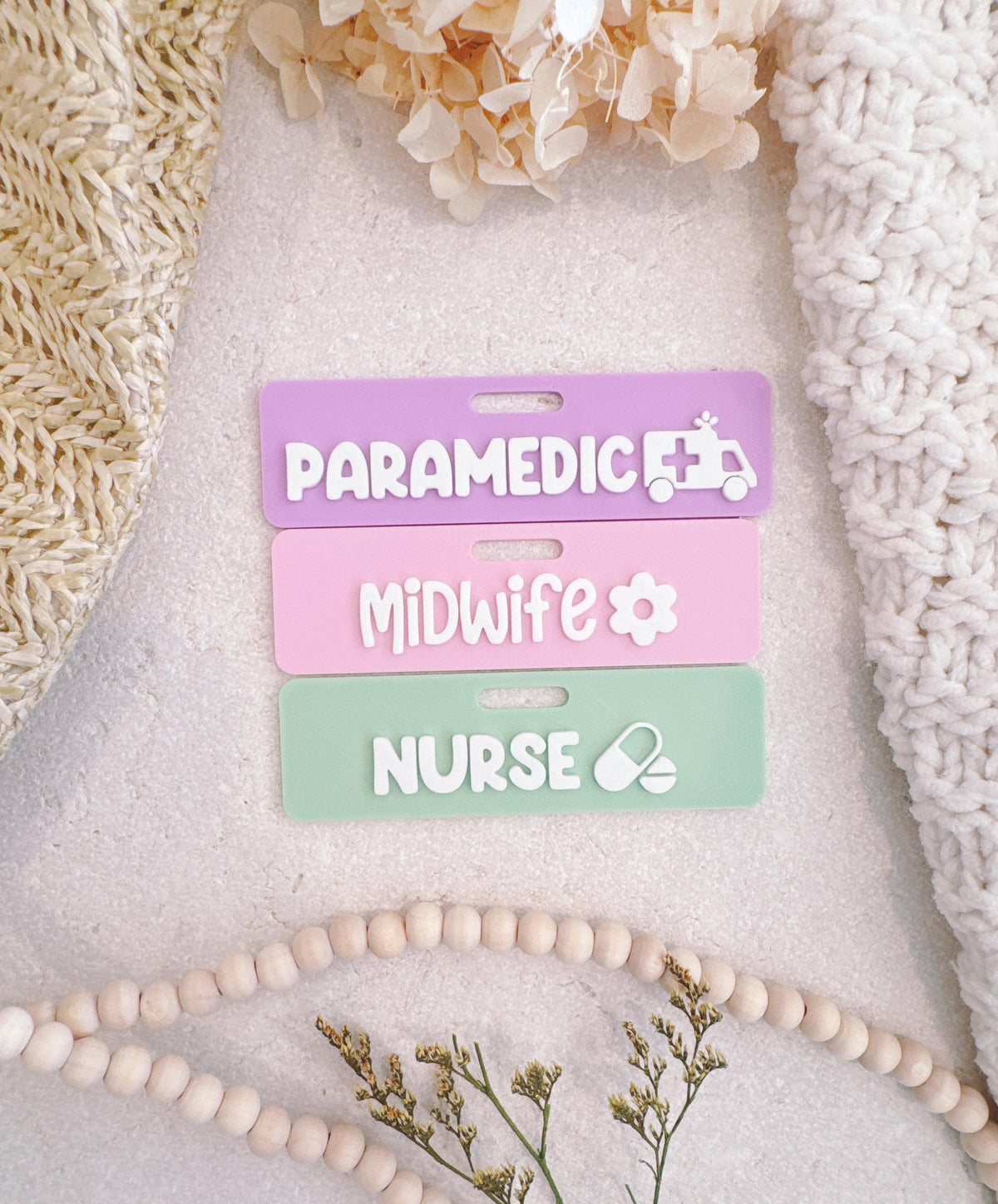 Personalised Badge Buddy – Name Tag Plate for ID Holders – photo 4