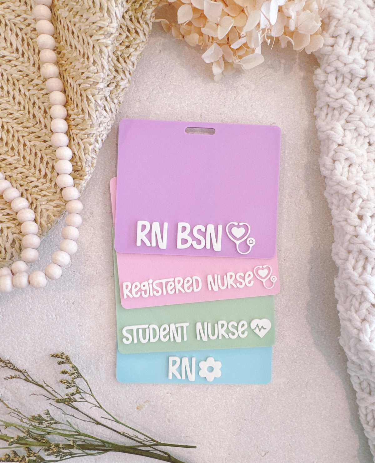 Personalised Badge Buddy – Name Tag Plate for ID Holders