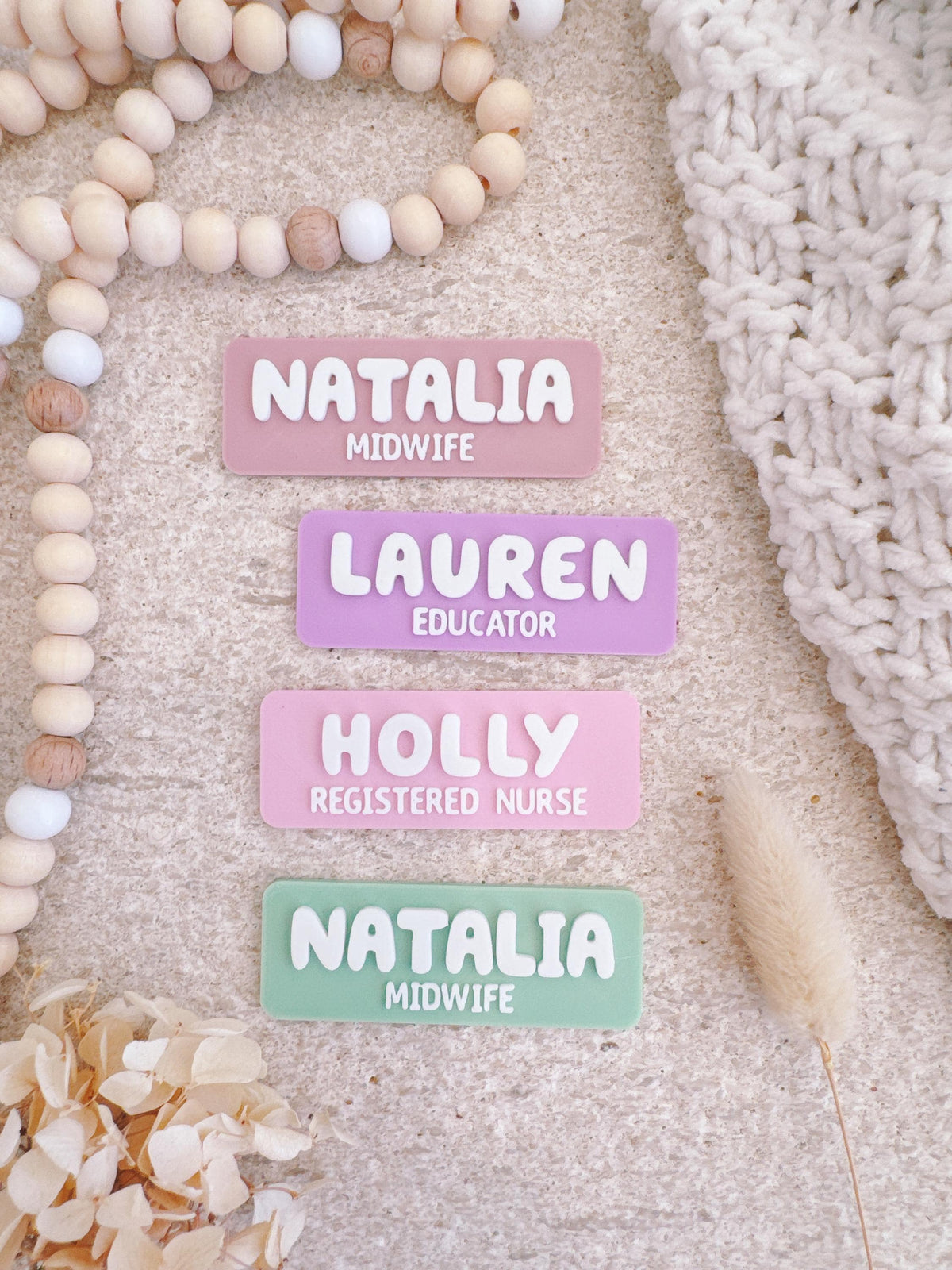 Personalised Name Badge for Healthcare Workers – Nurse, Doctor