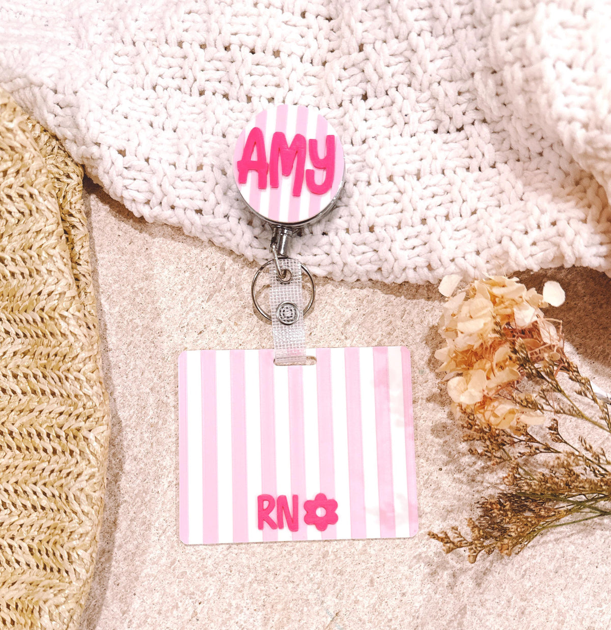 Personalised Badge Reel & Badge Buddy Set – Choose Your Buddy Size