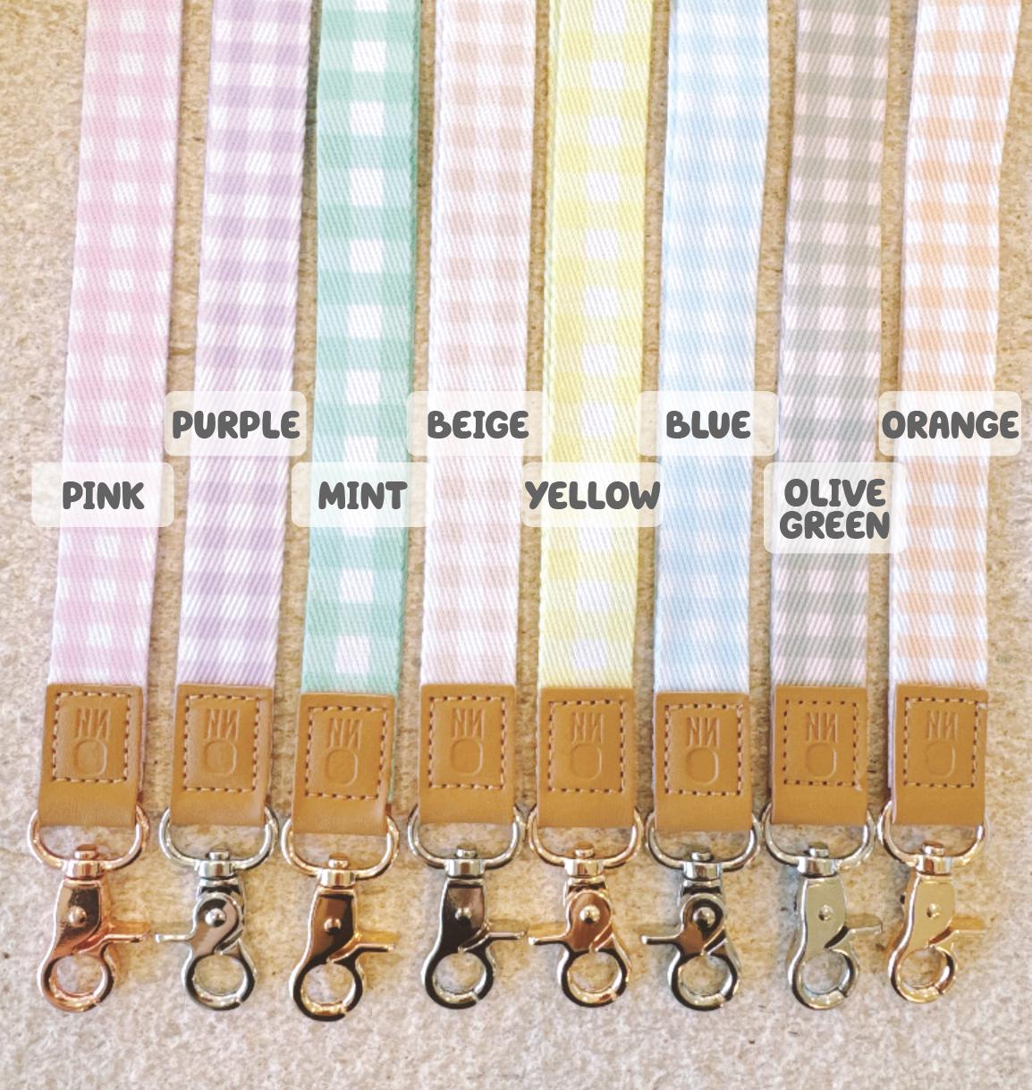 Personalised Fabric Lanyard with Name Badge – Pink & Strawberry Prints – photo 8